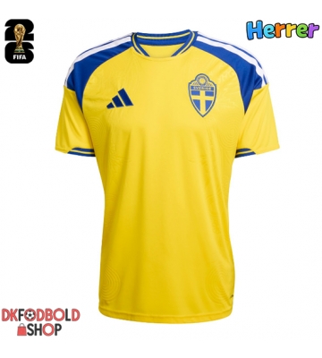 Sverige Hjemmebanetrøje VM 2026 Kort ærmer